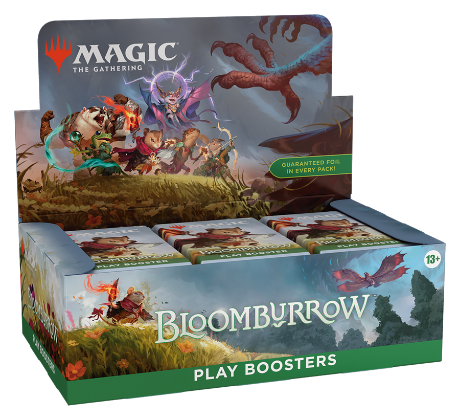 Magic: The Gathering Bloomburrow Play Booster Box artwork